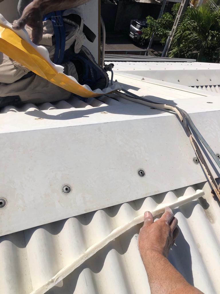 Réalisation de travaux sur une toiture